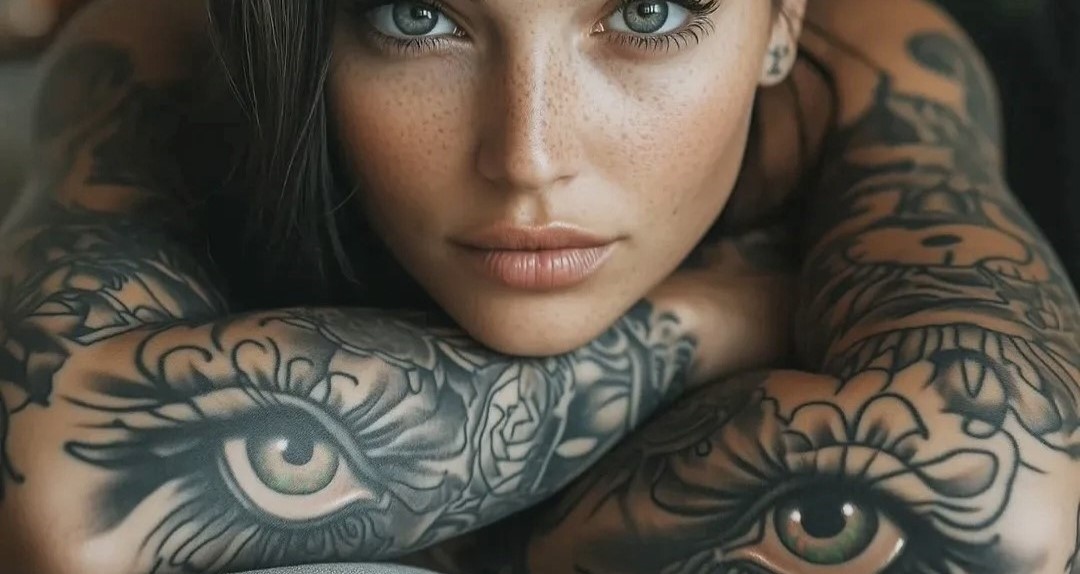 Blue Sky Riding Tattoo 01